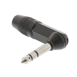 Sztereó 6,3 mm jack dugó 90°