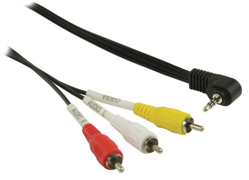 jack - RCA AV Kábel | jack 3,5mm / 3x RCA | 1 m
