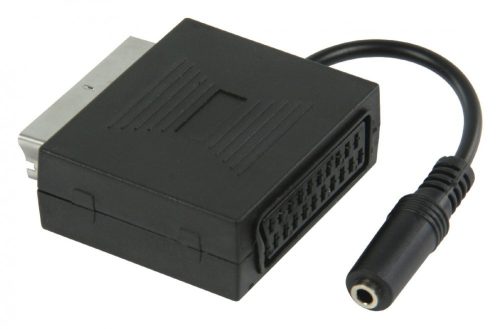 SCART adapter | SCART Dugó / aljzat + audio 3,5 mm jack Aljzat