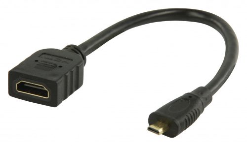 mikro HDMI kábel ethernettel 20cm