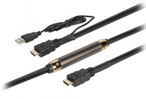 Nagy sebességű aktív HDMI kábel erősítővel Ethernet átvitellel - 40 m (CVGT34620BK400)