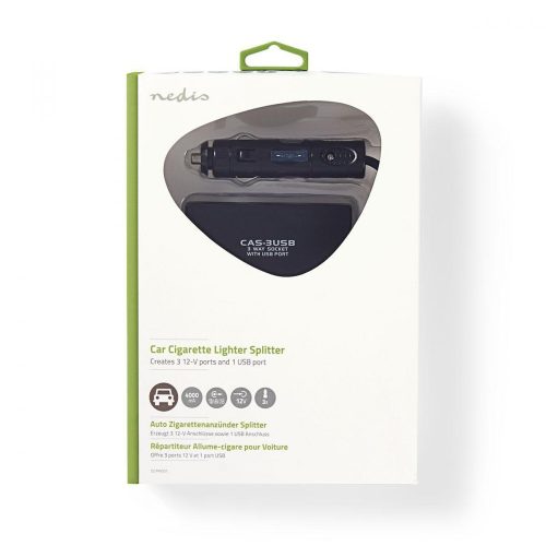 Szivargyújtó elosztó + USB port