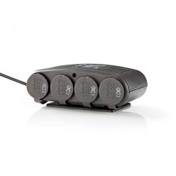 Négyes szivargyújtó elosztó + USB