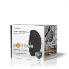 Nedis ergonomikus jobbkezes vezeték nélküli egér - 3200 DPI - 6 gomb (ERGOMSWS100BK)