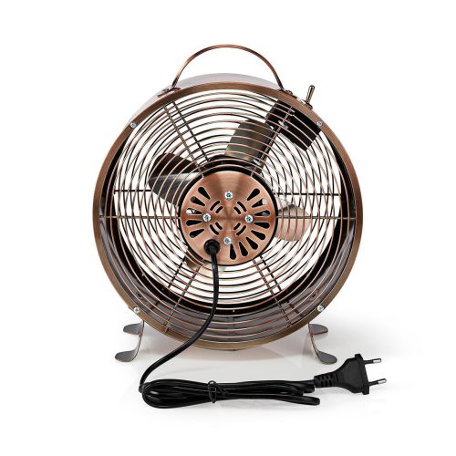 Retro Asztali Ventilátor - 25 cm - 2 fokozat - Réz
