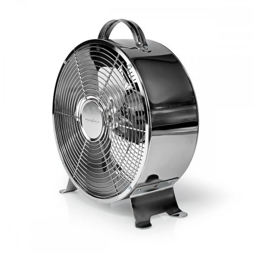 Retro Asztali Ventilátor - 25 cm - 2 fokozat - Króm