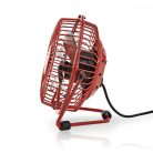 Nedis asztali USB ventilátor 10cm piros