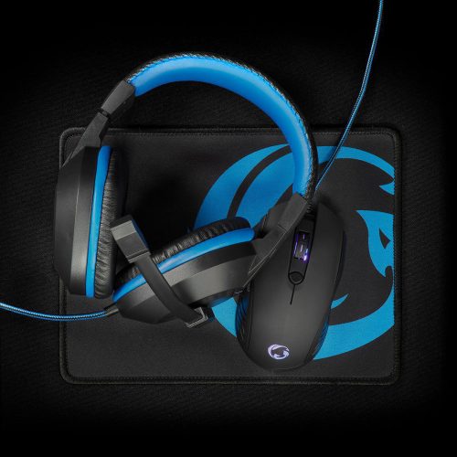 Nedis Gaming Headset Egér és Egéralátét (GCK31100BK)