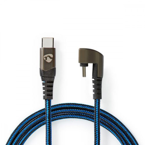 Nedis USB-C kábel - Gamer - 180° csatlakozó - 1 m