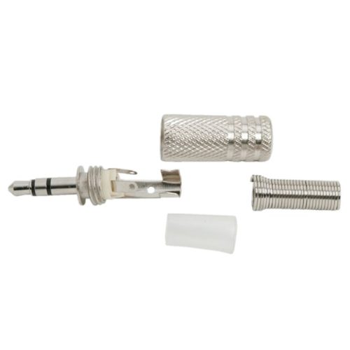 Sztereo jack dugó 3,5mm fém