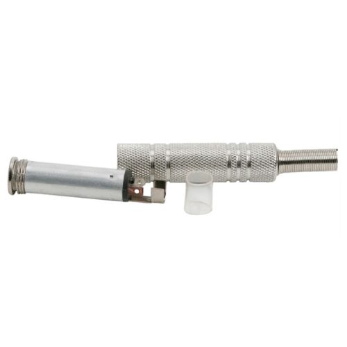 Sztereo jack lengőaljzat 6,3 mm fém