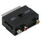 Scart - RCA adapter - kapcsolós