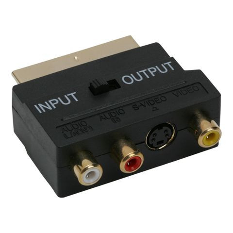 Scart - S-video / RCA adapter