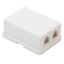 Telefon Fali Csatlakozó - 2x RJ11 Fali aljzat - Elosztó