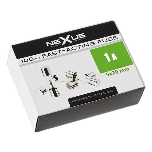 Olvadó biztosíték - 1 A / 250 V - 5 x 20 mm