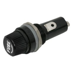 Biztosíték foglalat - 6,4 x 30 mm 