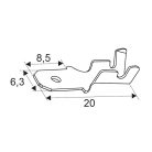 Ónozott Kábelsaru 6.3mm Dugó