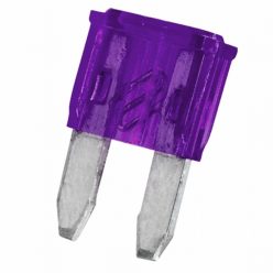 Mini késes biztosíték - 3 A - 11 x 8,6 mm