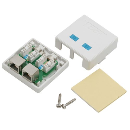 FTP RJ45 Dupla Fali aljzat - 8P8C Cat5E