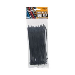 Vezetékkötegelő 150 x 2,5mm fekete