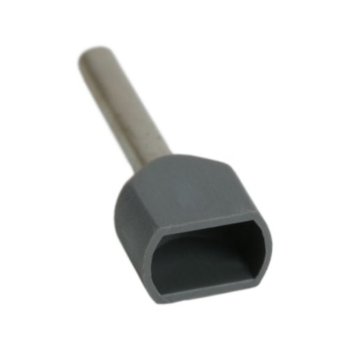 Érvéghüvely 2 x 0,75 mm² Szürke