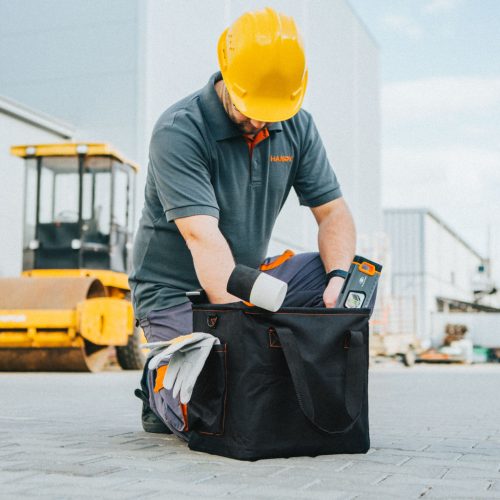 Nyitott szerszámos táska - Fémvázas - 350 x 270 x 340 mm