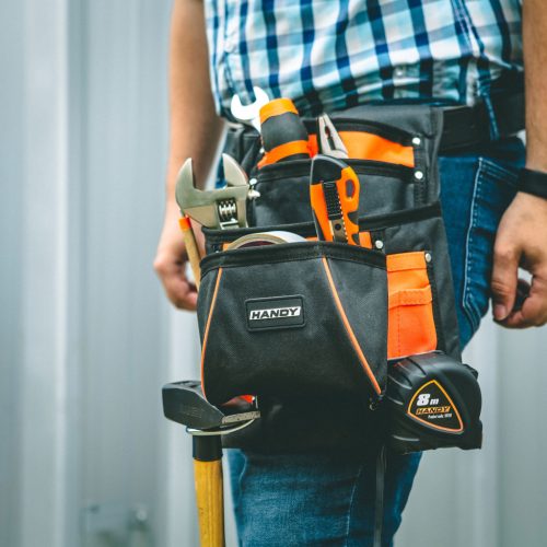 Szerszámtartó övtáska - 4+6 zseb