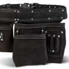 Handy Szegecselt Bőr Szerszámtartó - 7 Zseb és Kalapácstartó