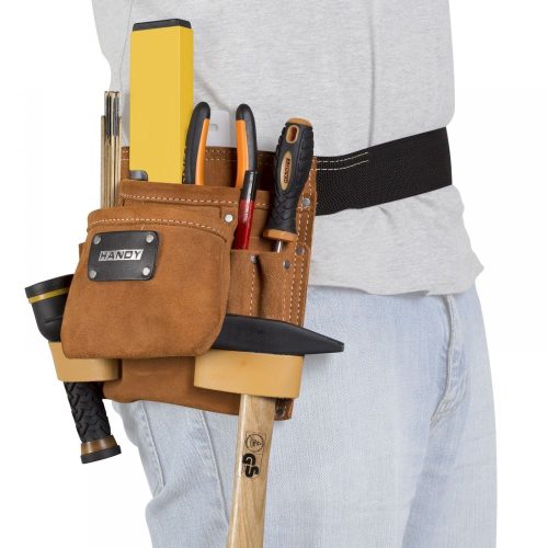 Bőr szerszámtartó öv