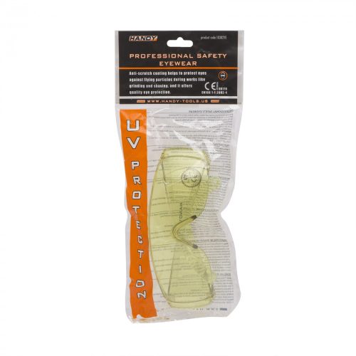Munkavédelmi védőszemüveg Sárga - UV védelem