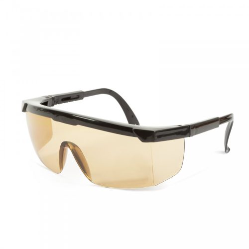 Professzionális védőszemüveg szemüvegre UV védelem - amber