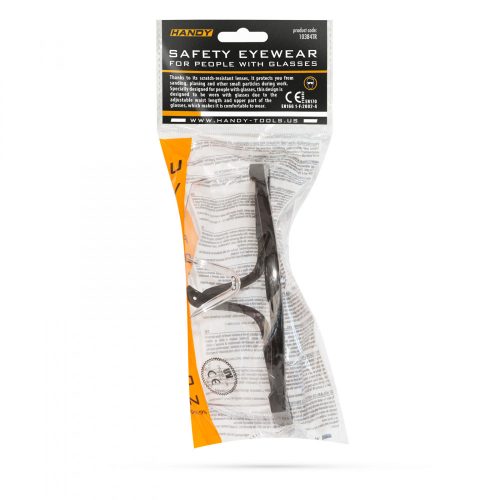 Szemüvegre helyezhető védőszemüveg - Átlátszó - UV védelem