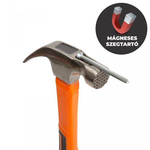 Handy professzionális ácskalapács szegtartóval - 27 dkg