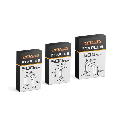 Kézi tűzőgép kofferben - tűzőgép + 3 féle kapocs