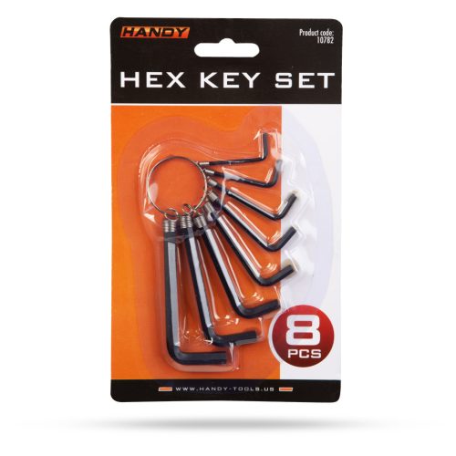 Imbuszkulcs készlet - 8 db