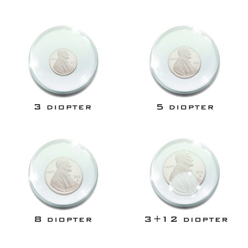 Nagyító lencse 3 dioptria - 13cm