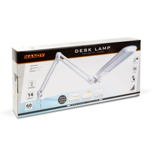 Handy Asztali LED lámpa - dimmerelhető - fém - fehér