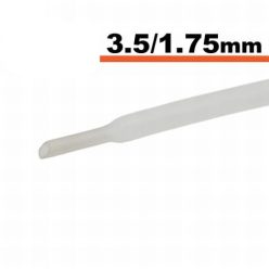 Zsugorcső átlátszó 3,5 / 1,75 mm - 1 m
