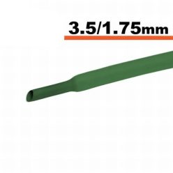 Zsugorcső zöld 3,5 / 1,75 mm - 1 m