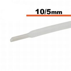 Zsugorcső átlátszó 10 / 5 mm - 1 m
