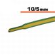 Zsugorcső 10x 1m zöld-sárga 10 / 5 mm