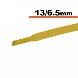 Zsugorcső sárga  13 / 6,5 mm - 1 m