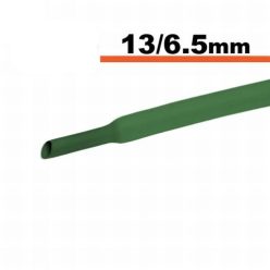 Zsugorcső zöld  13 / 6,5 mm - 1 m