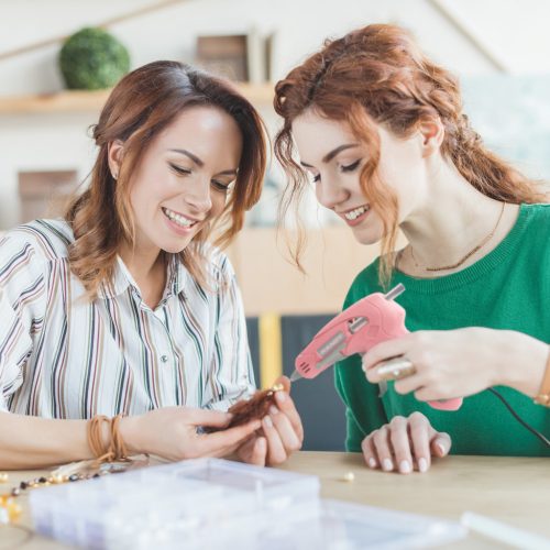 Akkumulátoros Ragasztópisztoly - USB-C - 7 mm - 10 W - Rózsaszín