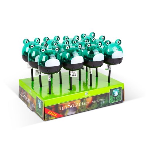 Napelemes Kerti Lámpa - Zöld Béka