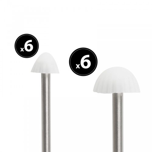 Leszúrható Szolár kerti lámpa - Gomba - 12 db