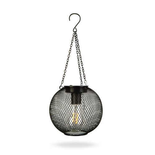 LED-es szolár lámpa - felakasztható - 14,5 x 13,5 cm
