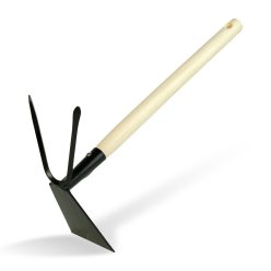 Villás kapa fa nyéllel - 50 cm