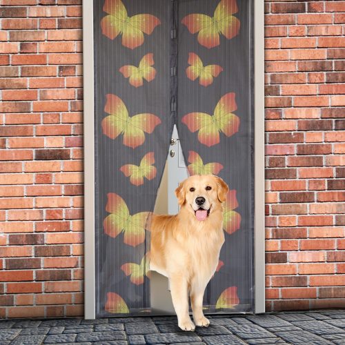 Mágneses Szúnyogháló Ajtóra Lepkés 100 x 210cm