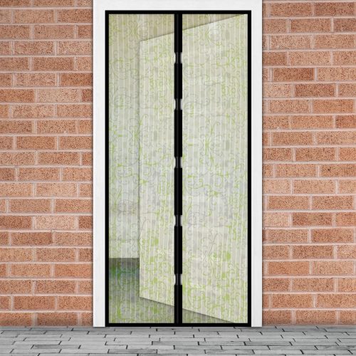 Szúnyogháló ajtóra - 100 x 210 cm - Virág mintás